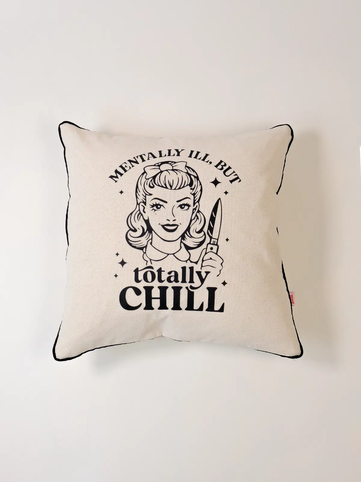 Totally Chill Baskı Kırlent Kılıfı