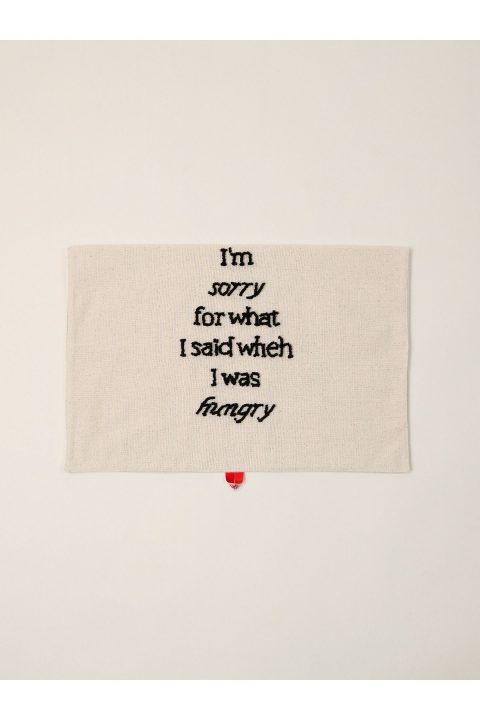 “Sorry Hungry” Punch İşlemeli Sofra Dekoratif Mutfak Kurulama Bezi Havlusu
